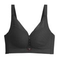 thumbnail image 3 of XZNGL Fashion Comfortable Womans Lace Beauty Back Solid Strap Wrap Plus Size Bra, 3 of 6