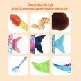thumbnail image 4 of Baby Toy Book, 3D Sensory Exploration Baby  Crinkle Soft  For Kindergarten Forest,Dinosaur,Ocean, 4 of 8