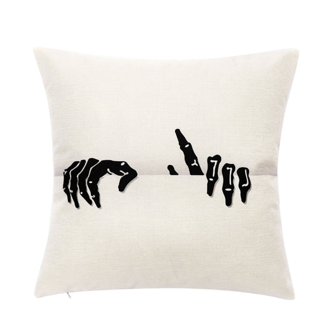 Wangscanis Pillow Cover, Halloween Cartoon Patterns Print Square Pillowcase