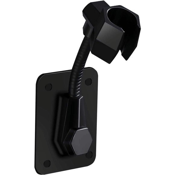 NETSENG Shower Head Holder Strong Adhesive 360 Degree Rotatable Adjustable Handheld Shower Wand Holder Wall Mount Bracket for Bathroom