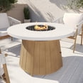 thumbnail image 4 of Better Homes & Gardens Steel Propane Fire Pit Table with Glass Rocks & Protective Cover, Brown, 4 of 10