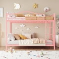 thumbnail image 4 of CazToi Heavy Duty 400 lbs Twin Loft Bed with Ladder Space Saving Metal Frame Easy Assembly, 4 of 7
