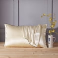 thumbnail image 2 of XZNGL Soft Pure Silk Pillowcase Covers Silk Anti-Ageing Beauty 1pc, 2 of 2