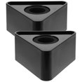 thumbnail image 4 of Milisten 2 Pcs Logo de Microphone d'Entrevue Portable en ABS Moulé par Injection en Forme de Triangle Drapeau de Station Logo (Noir), 4 of 5