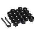 thumbnail image 4 of 20pcs Universal 21mm Wheel Nut Covers Plating Lug Nut Caps Screw Protector Black, 4 of 5