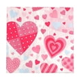 thumbnail image 1 of A Valentine Heart Print Party Napkins Disposable Paper Napkins For Romantic Dinner Table Decor Set Of 20 Sheets Soft Absorbent Facial Tissues, 1 of 6