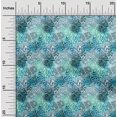 thumbnail image 2 of oneOone Rayon Turquoise Green Fabric Animal Skin Craft Projects Decor Fabric Printed By The Yard 56 Inch Wide, 2 of 4