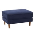 thumbnail image 3 of CorLiving Mulberry Versatile Mid-Century Modern Upholstered Ottoman Foot Rest, 3 of 8