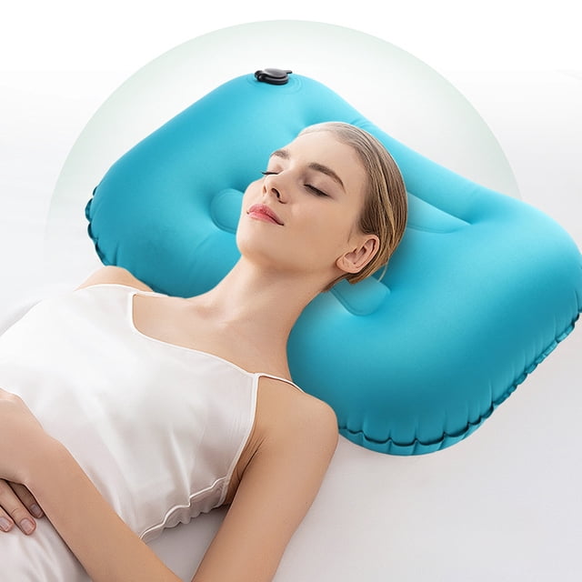 RuiJiao Clearance Inflatable Camping Pillow Inflatable Pillow Portable Travel Pillow Compressible Pillow For Beach Hiking Backpacking