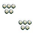 thumbnail image 2 of Wweixi 5pcs/set Artificial Lotus Realistic Appearance Easy To Clean Long-lasting milky white 2Set, 2 of 6