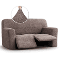 thumbnail image 1 of CHOK 2024 Housse pour Causeuse Inclinable - Gris Pâle Uni - Housse pour Fauteuil Inclinable 2 Places, 1 of 8