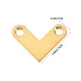 thumbnail image 3 of 6Pcs Right Angle Corner Brackets Sturdy Corner Brackets Brass Bracket Joints, 3 of 8
