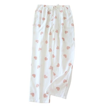 Aboser Pajama Pants Women Soft High Waisted Lounge Pants Cozy Loose PJs Bottoms Casual Prints Wide Leg Jogger Sleep Pants with Pockets