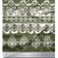 thumbnail image 3 of Soimoi Silk Fabric Artistic Flower Panel Print Sewing Fabric Yard 42 Inch Wide, 3 of 3
