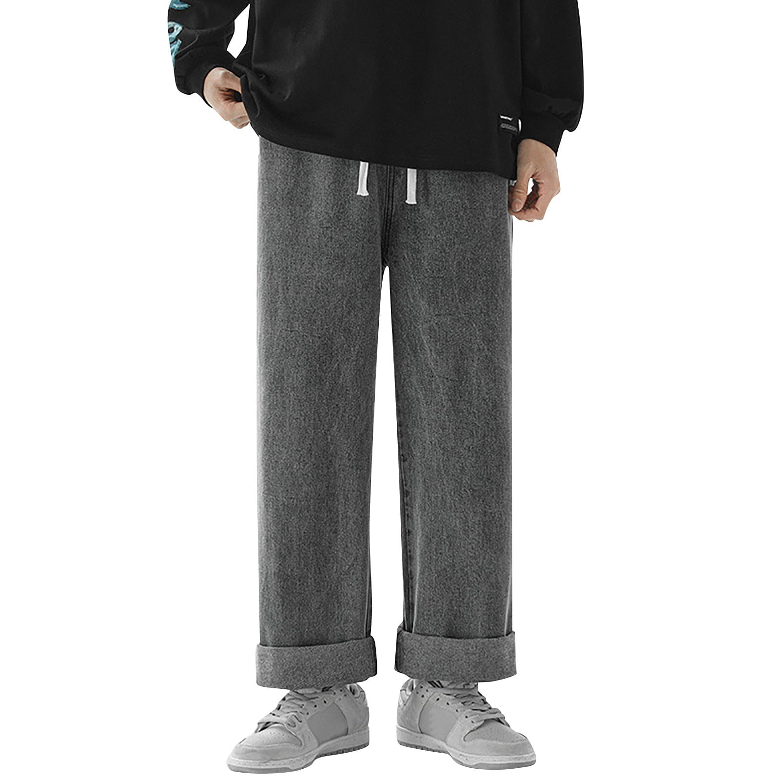 B91xZ Jeans pour Hommes Skinny Pantalon en Denim Extensible pour Hommes Coupe Droite, GY2 L