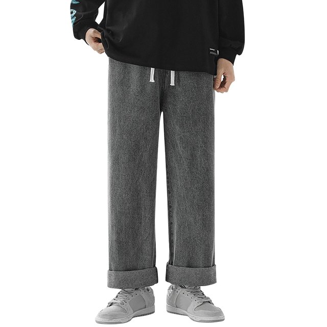 B91xZ Jeans pour Hommes Skinny Pantalon en Denim Extensible pour Hommes Coupe Droite, GY2 L