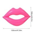 thumbnail image 4 of Oliegs Heated Blanket Shooting Bar Water Red Lips Lips Red Love Inflatable Float Swimming Ring Float Swimming Ring Chocolate, 4 of 5