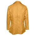 thumbnail image 3 of Pompotops Femmes Décontracté Mode Couleur Unie Manches Longues Veste Ajustée Complet Liquidation, 3 of 4