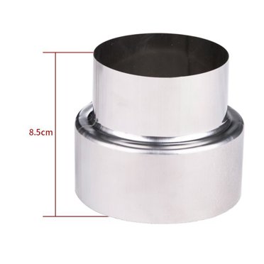 Leke Stainless Steel Flue Liner Reducer / Tubing Connector Chimney Adaptor Stove Pipe