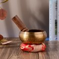 thumbnail image 4 of Amdohai Tibetan Singing Bowl Set with 9.5cm/3.7inch Handmade Metal, 4 of 8
