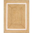 thumbnail image 2 of Aizza Trends Hand Made Hand Braided Natural Jute Floor Area Rug / Floor Carpet Rug / Natural Jute Rug, 2 of 5