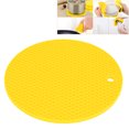 thumbnail image 1 of Peahefy Tapis en Silicone, Coussin Isolant, Tapis de Forme Ronde de Qualité Alimentaire, Napperon en Silicone Épaissi, Coussin Isolant, Tapis pour Four à Micro-Ondes, 1 of 8