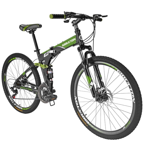 Folding Mountain Bike,Multi-spoke Eurobike G7 Full Suspension Folding Mountain bikes 27.5 inch,17 inch Frame,Foldable Bicycle Bikes for Adults
