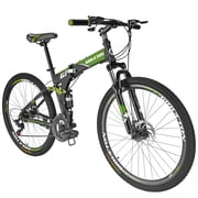 Folding Mountain Bike,Multi-spoke Eurobike G7 Full Suspension Folding Mountain bikes 27.5 inch,17 inch Frame,Foldable Bicycle Bikes for Adults