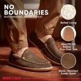 thumbnail image 3 of Jinsinto Men’s Tilden Suede Moccasin Slippers, 3 of 4