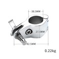 thumbnail image 2 of 2 Pcs Boat Bimini Top Fitting Hinged Jaw Slide Marine Rail Mount Hardware, 2 of 8