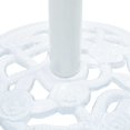 thumbnail image 5 of vidaXL Umbrella Base White 9 kg 40 cm Cast Iron, 5 of 5