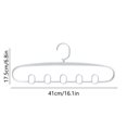 thumbnail image 3 of Hanger Storage Rack Non Marking Clothes Hanger, Home, Student Dormitory, Multifunctional Storage Clothes, Suspender, Five Hole Thickened And Lengthened Shoulder Angle, Anti Slip, 3 of 6
