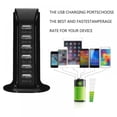 thumbnail image 3 of Multi-function 6-port Sailboat Charger  Intelligent Power Strip 6usb Multi-port Charging Station, 3 of 11