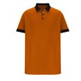 thumbnail image 4 of ylioge Mens Shirts Short Sleeve Golf Tees Shirt Office Work Pullover Button Collared Casual Color-Block Loose Comfort Tshirts Tops, 4 of 6