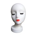 thumbnail image 4 of Yinanstore Hat Display Rack Female Head Mannequin Display Model Manikin for Headwear Jewelry Glasses Hats Making Styling B, 4 of 8