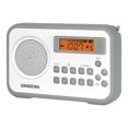 thumbnail image 1 of Sangean PR-D18GR AM/FM Digital Portable Receiver with Alarm Clock (Gray), 1 of 2