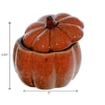 thumbnail image 3 of Pot À Boisson En Porcelaine En Forme De Citrouille (Orange), 3 of 3