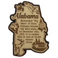 thumbnail image 4 of USA Alabama State Map Wooden Magnet Souvenir Fridge Magnet Gift, 4 of 5