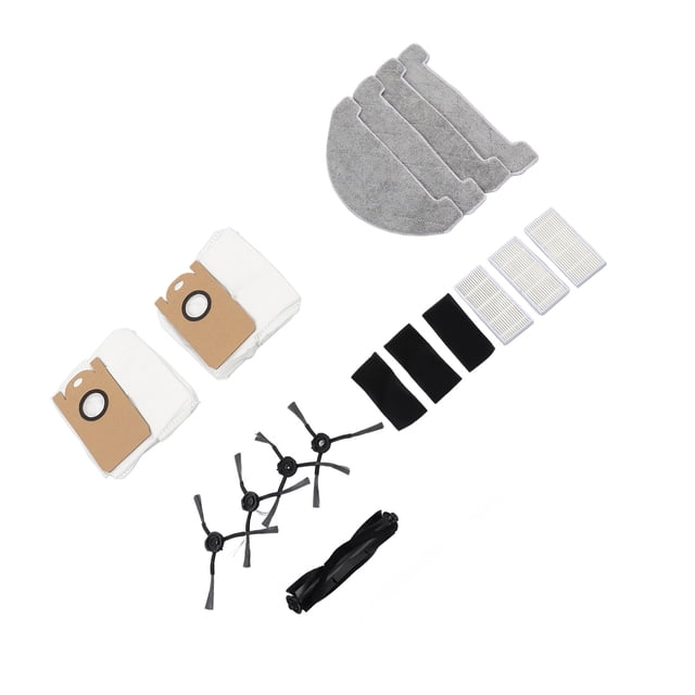 Sweeper Accessories, Floor Sweeper Accessories Set Cleaning Power ABS Fiber Silicone Soft for Office
