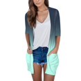 thumbnail image 1 of Long Sleeve Cardigan For Women Fall Open Front Cardigan With Pockets Casual Duster Lightweight Cardigan Sweater, 1 of 4