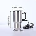 thumbnail image 3 of Dvkptbk Thermal Mug Car Thermal Mug,450ml Car Insulation Cup Stainless Steel Insulation Cup Car Heating Cup Home & Garden, 3 of 9