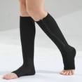 thumbnail image 3 of Liquidation! Bas de Compression pour Femmes et Hommes, Ouverts avec Fermeture Éclair, Circulation de la Pression Varices Genou Hauts Longs, 3 of 10