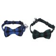 thumbnail image 4 of Collier pour Animaux, 4 Pcs Collier Mignon Doux à Carreaux pour Chien Nœud Papillon Réutilisable pour Petits Chiens Chats Lapins, 4 of 8