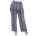 thumbnail image 4 of White Mark Pantalon Palazzo Imprimé pour Femmes, 4 of 5