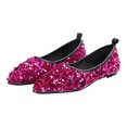 thumbnail image 2 of Cameland Small Fragrant Style Sequined Shoes Women Spring 24 New Style Shallow Mouth Pointed Toe Flat Shoes Women, 2 of 7