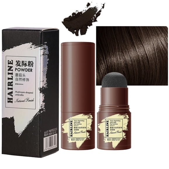 Hairline Powder Stick Hair Shadow And Root Up Powder Hair Shading Sponge Pen Filler Powder For Cover Gray Hair Root Hair Up Thin Hair, Polyester Hair Care Net
