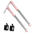 thumbnail image 4 of DYNWAVECA 2 Pcs Cordes de Combat Sans Corde Hommes Femmes Portables Corde d'Entraînement Professionnelle Rose, 4 of 10