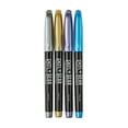 thumbnail image 4 of Pen+Gear, 4 Count, Metallic Marker, Non Toxic, Fine Tip, 4 Assorted colors, 4 of 4