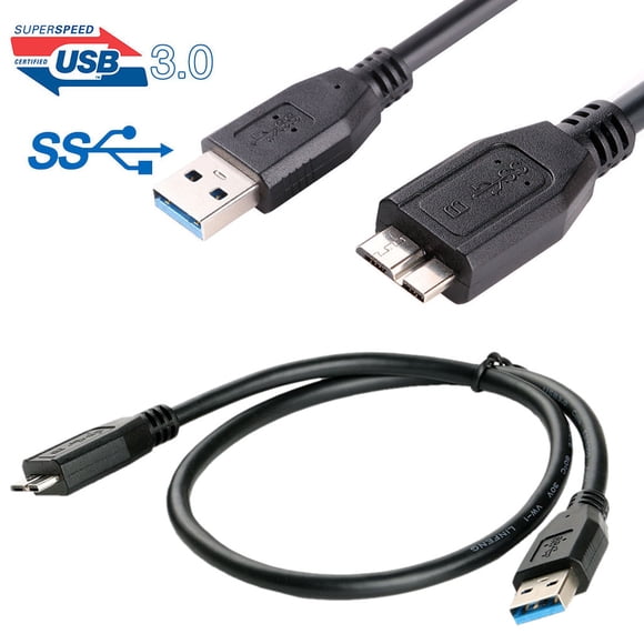 EGNMCR High Speed Micro USB 3.0 to USB 3.0 Cable External Hard Drive Disk HDD 0.3-5M hdd Cable