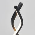 thumbnail image 3 of Artika Wavey Modern Table Lamp, Black, 3 of 5